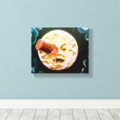 Eine Mondreise Leinwanddruck (Insitu (Holzboden))