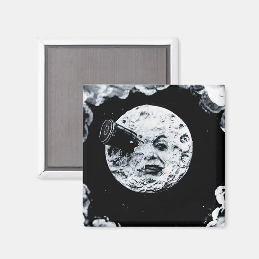 Eine Mondreise Magnet (Vorderseite/Rückseite)