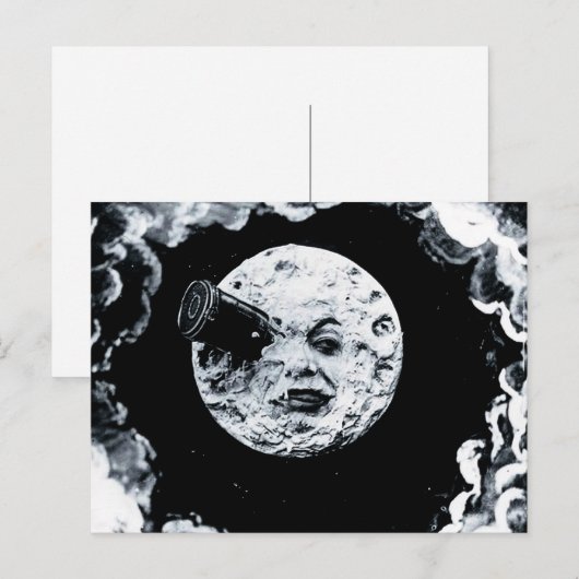 Eine Mondreise Postkarte (Vorne/Hinten)