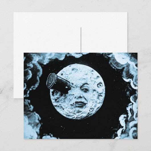 Eine Mondreise Postkarte (Vorne/Hinten)