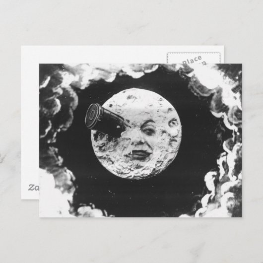 Eine Mondreise Postkarte (Vorne/Hinten)