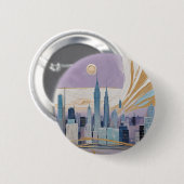 Eine Mondstadtlandschaft Button (Vorne & Hinten)