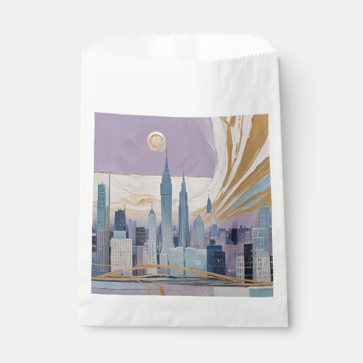 Eine Mondstadtlandschaft Geschenktütchen (Vorderseite)