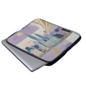 Eine Mondstadtlandschaft Laptopschutzhülle (Vorne Knopf)