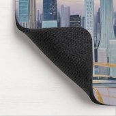 Eine Mondstadtlandschaft Mousepad (Ecke)