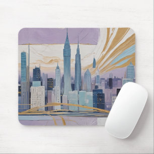Eine Mondstadtlandschaft Mousepad