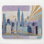Eine Mondstadtlandschaft Mousepad (Vorne)