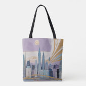 Eine Mondstadtlandschaft Tasche (Rückseite)
