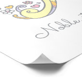 Eine Monogramm Art Alice Girls Name bedeutet Poste Poster (Ecke)