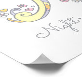 Eine Monogramm Kunst Amaya Mädchen Name bedeutet P Poster (Ecke)