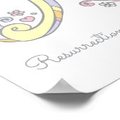 Eine Monogramm Kunst Anastasia Mädchen Name bedeut Poster (Ecke)