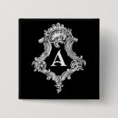 Eine monogrammatische Initiale Button (Vorderseite)