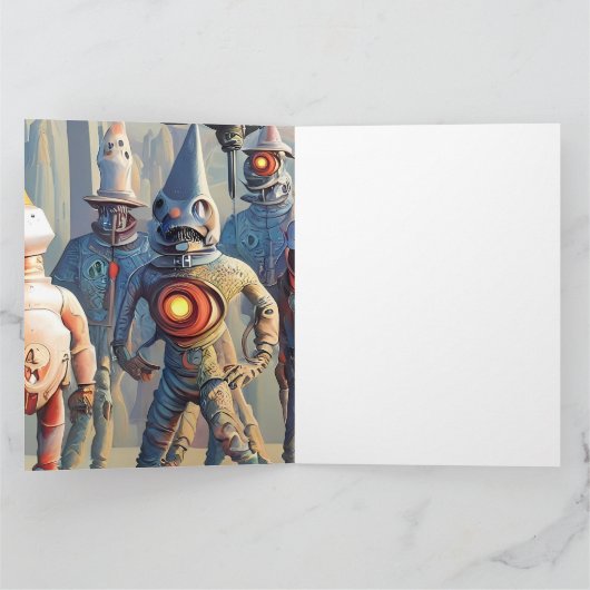 Eine monströse Feier Karte (Innenseite)