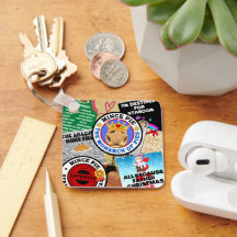 Eine Montage von Minenklemmen unter dem Glass