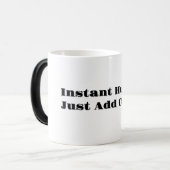 Eine morfische Kaffeetasse schwarzen Griff (Vorderseite Links)