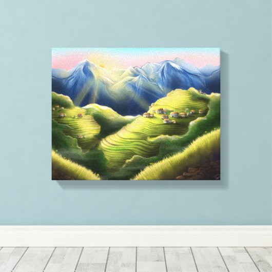 Eine Morgendämmerung - Isabelle Dorr Leinwanddruck (Insitu (Holzboden))