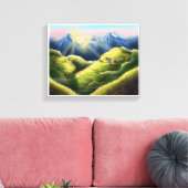 Eine Morgendämmerung - Isabelle Dorr Leinwanddruck (Insitu (Wohnzimmer))