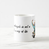 Eine Motorradreise Kaffeetasse (Mittel)