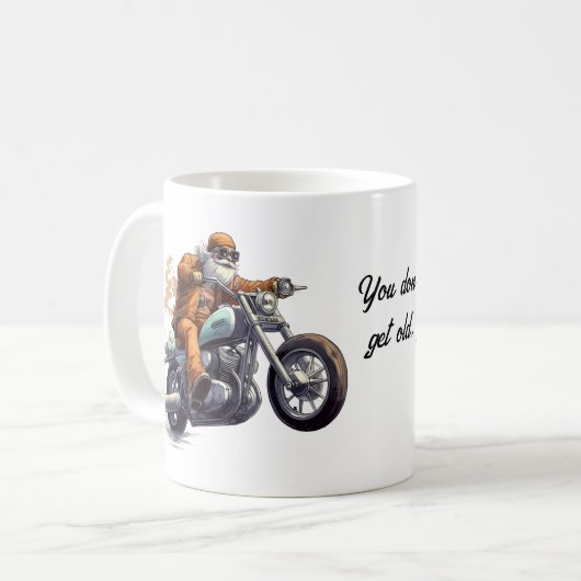 Eine Motorradreise Kaffeetasse (Vorderseite Links)