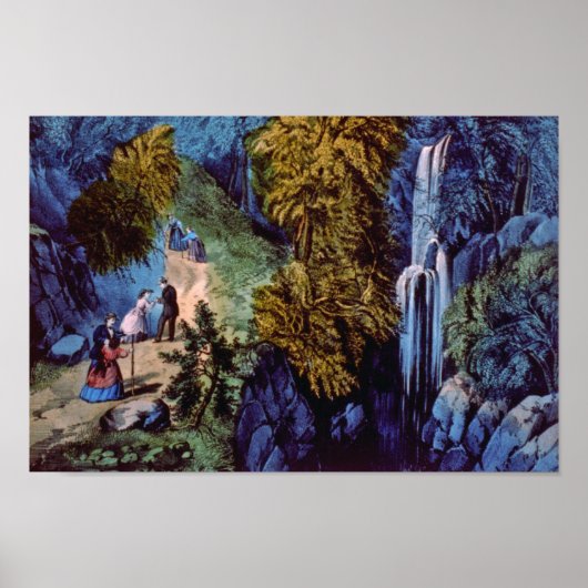 Eine Mountain Ramble Poster Print (Vorne)