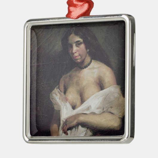 Eine Mulatte-Frau, c.1821-24 Silbernes Ornament (Links)