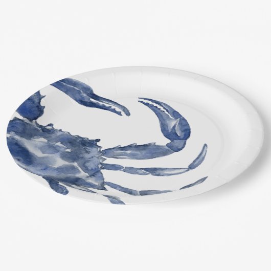 Eine Muschel Pappteller (Schrägansicht)