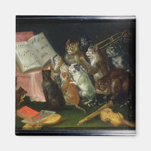 Eine musikalische Ansammlung der Katzen Magnet
