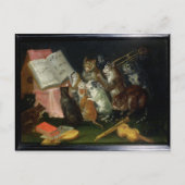 Eine musikalische Ansammlung von Katzen Postkarte (Vorderseite)
