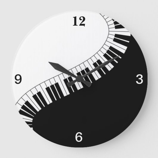 Eine Musikerzeit Große Wanduhr (Vorderseite)