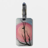 Eine Mutter beobachtet benutzerdefinierbare Gepäck Gepäckanhänger (Rückseite vertikal)