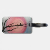 Eine Mutter beobachtet benutzerdefinierbare Gepäck Gepäckanhänger (Rückseite horizontal)