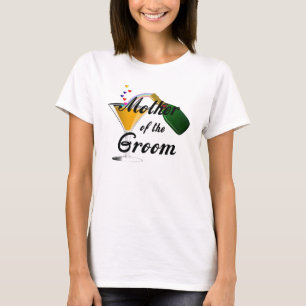 Eine Mutter des Groom Champagne Toast T-Shirt