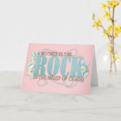 Eine Mutter ist der Felsen Karte (Gelbe Blume)