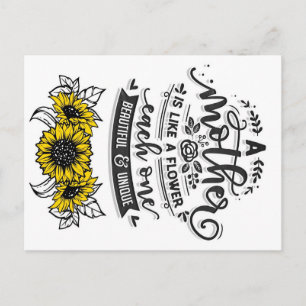 Eine Mutter ist wie eine Blume, ein Niedliches Mut Postkarte
