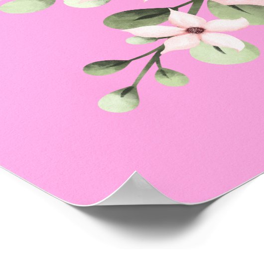 Eine Mutter ist wie eine Blume Poster (Ecke)