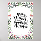 Eine Mutter ist wie eine Blume Poster (Vorne)