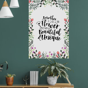 Eine Mutter ist wie eine Blume Poster