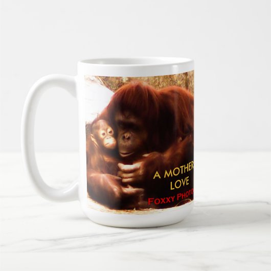 Eine Mutter-Liebe Kaffeetasse (Links)