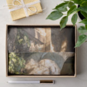 Eine Mutter mit ihren Hühnern Seidenpapier (Geschenk)