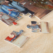 Eine Mutter mit ihren Kindern in einem Puzzle (Seite)