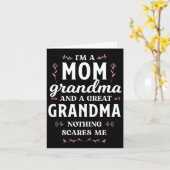 Eine Mutter Oma &amp; Urgroßmutter lustiger Mutter Karte (Gelbe Blume)