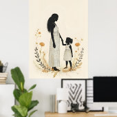 Eine Mutter sanfte Stärke III Poster (Heimbüro)