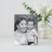 Eine Mutter und ihr Baby ... Dezember 2004 Postkarte (Stehend Vorderseite)