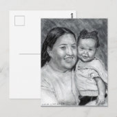 Eine Mutter und ihr Baby ... Dezember 2004 Postkarte (Vorne/Hinten)