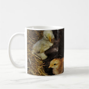 Eine Mutter und ihre Küken Kaffeetasse