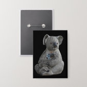 Eine Mutter verkneifen Button (Vorderseite/Rückseite)