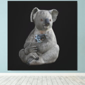 Eine Mutter verkneifen Leinwanddruck (Insitu (Holzboden))