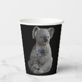 Eine Mutter verkneifen Pappbecher (Rückseite)