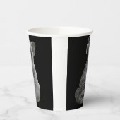 Eine Mutter verkneifen Pappbecher (Links)