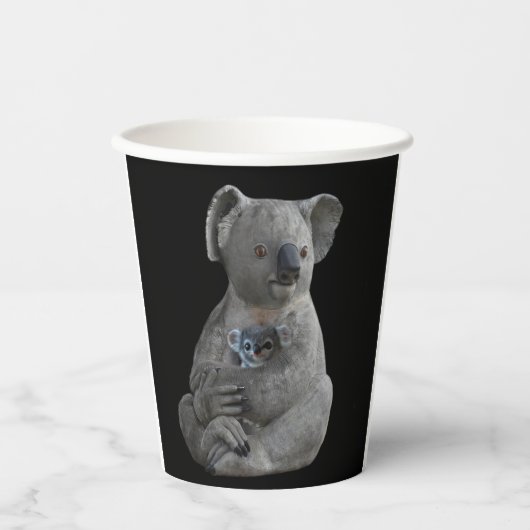 Eine Mutter verkneifen Pappbecher (Vorderseite)